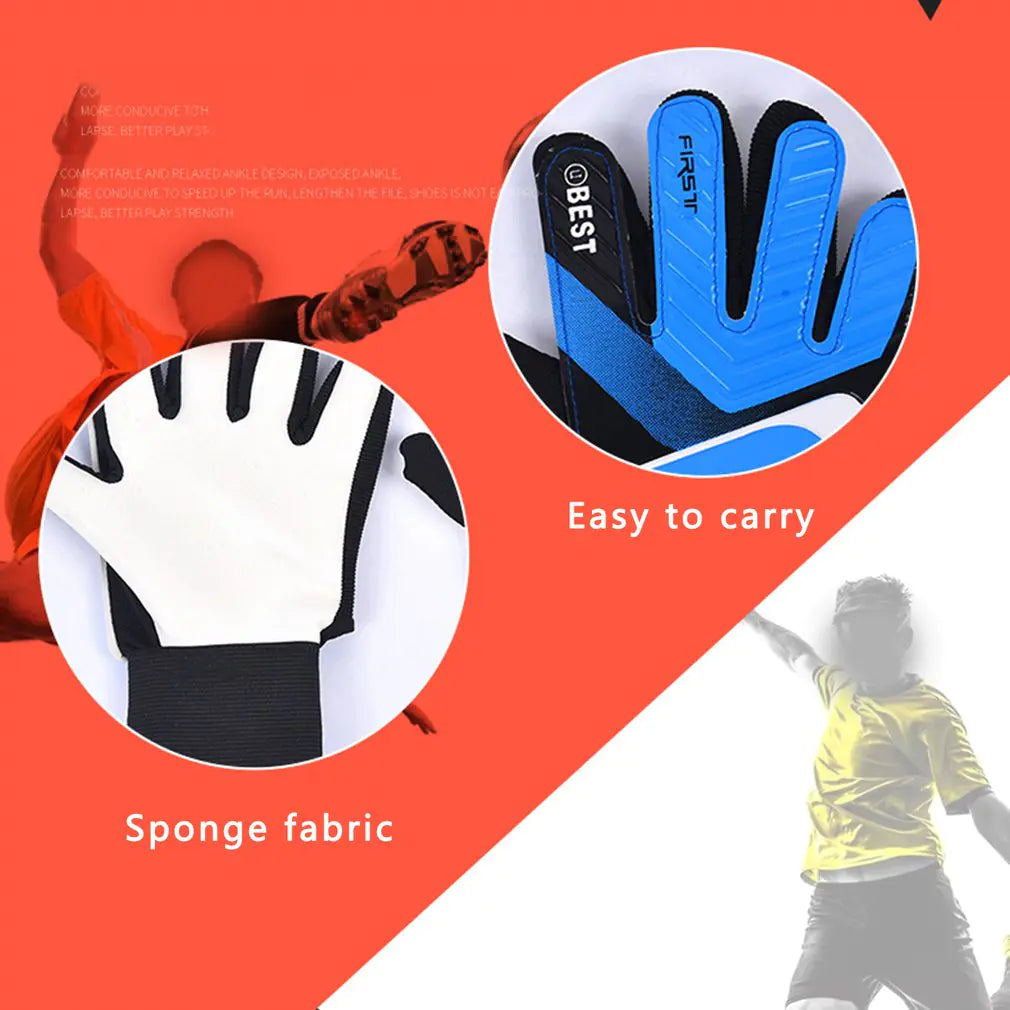 Children's Football Goalkeeper Anti-Slip Latex Gloves - Joomcy