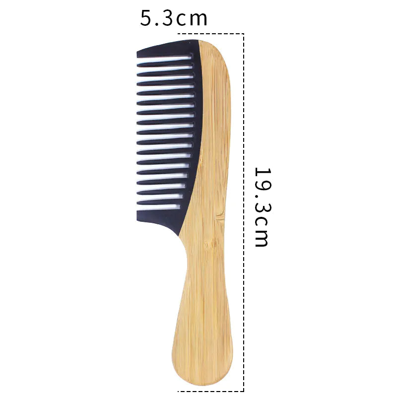 Bamboo Hair Comb for Women - Anti-Static Wooden Design - Joomcy