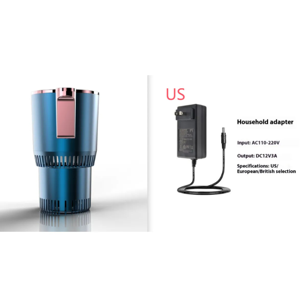 2-in-1 Car Cup Warmer & Cooler, 12V - Joomcy