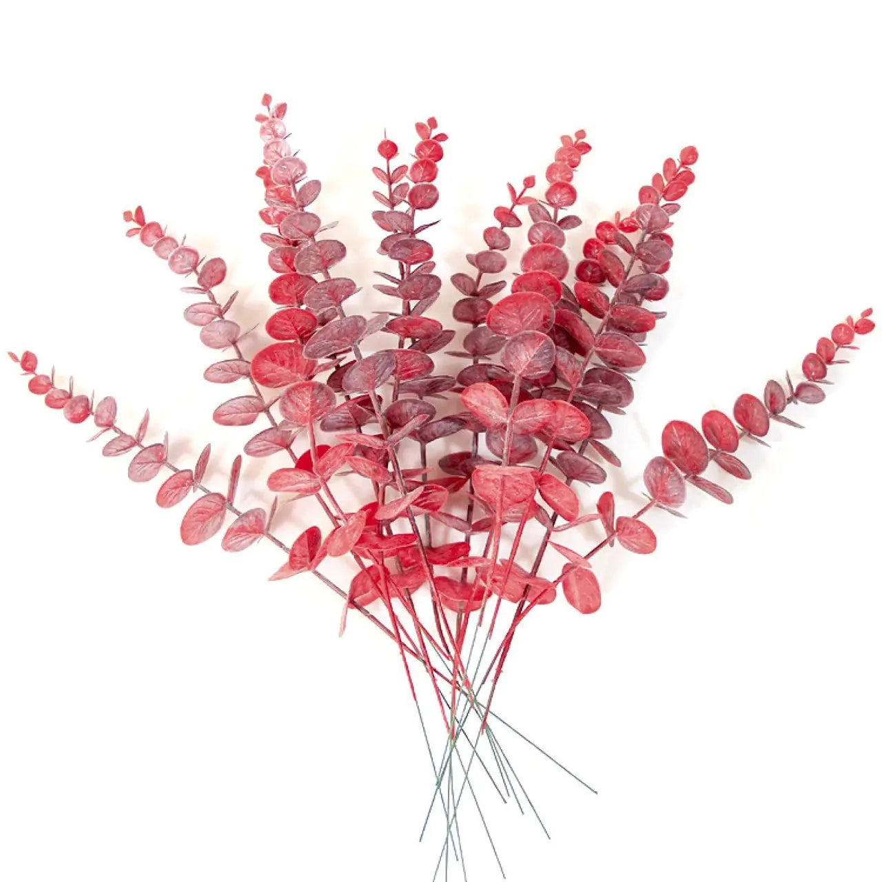 38cm Eucalyptus Leaf Artificial Plant for Decoration - Joomcy