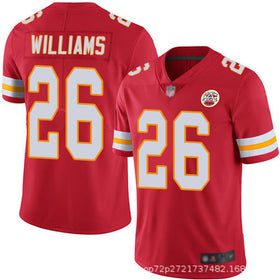 Men's NFL Chief 15# Red & White Jersey Wholesale