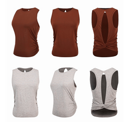 Sleeveless Sports Tank Top for Yoga and Fitness