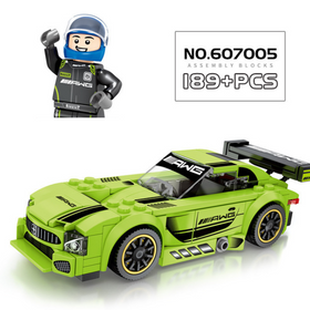 Children's Building Block Toy Car Set