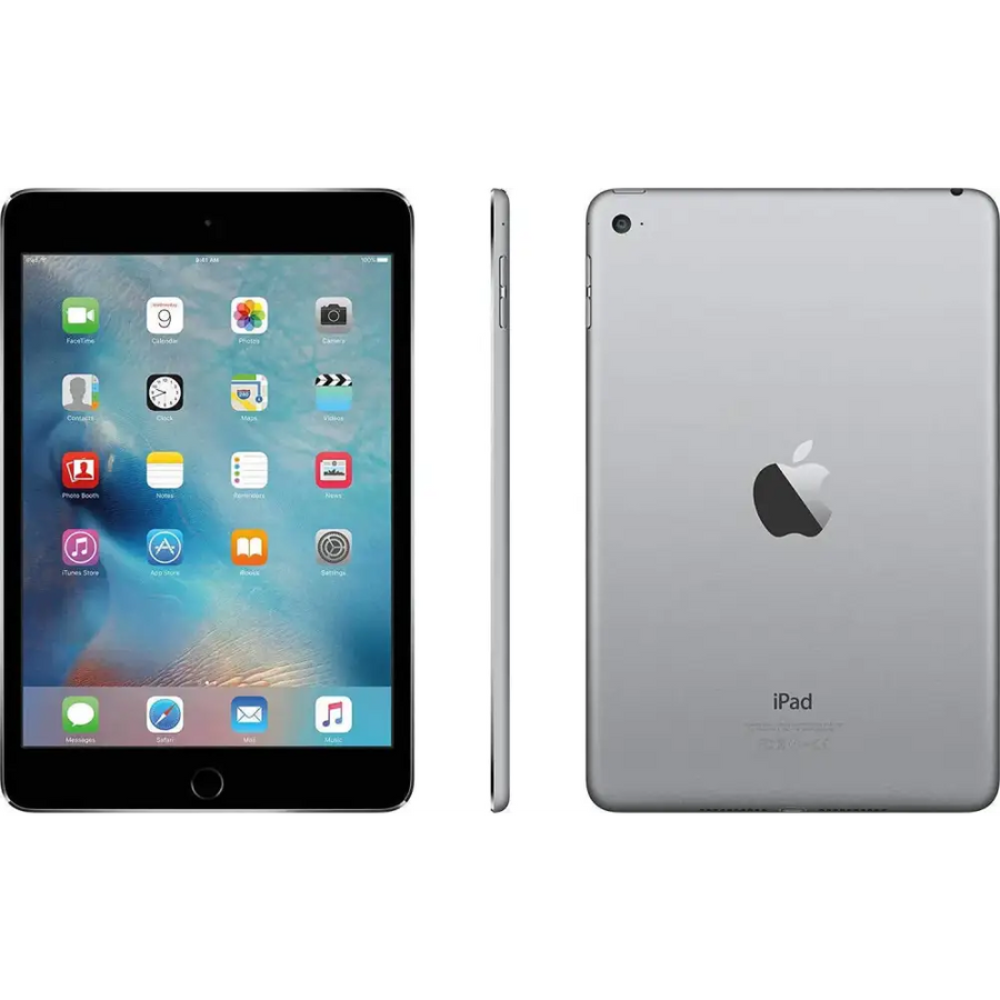 Apple iPad Mini 4 64GB WiFi + Cellular MK802LL/A Space Gray (Renewed)