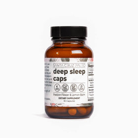 Santa Cruz Paleo L-Theanine Supplement for Relaxation and Sleep Support with Lemon Balm Valerian Root Passion Flower Gluten Free Keto Sugar Free Paleo 600mg Formula 15 Servings 30 Capsules