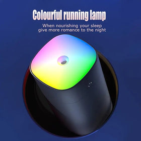 USB Small Humidifier with Aromatherapy and Colorful Light