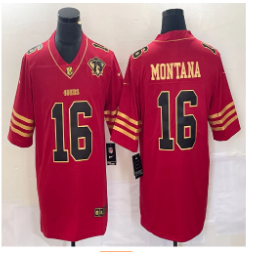 Joe Montana San Francisco 49ers Custom Jersey (One Piece)