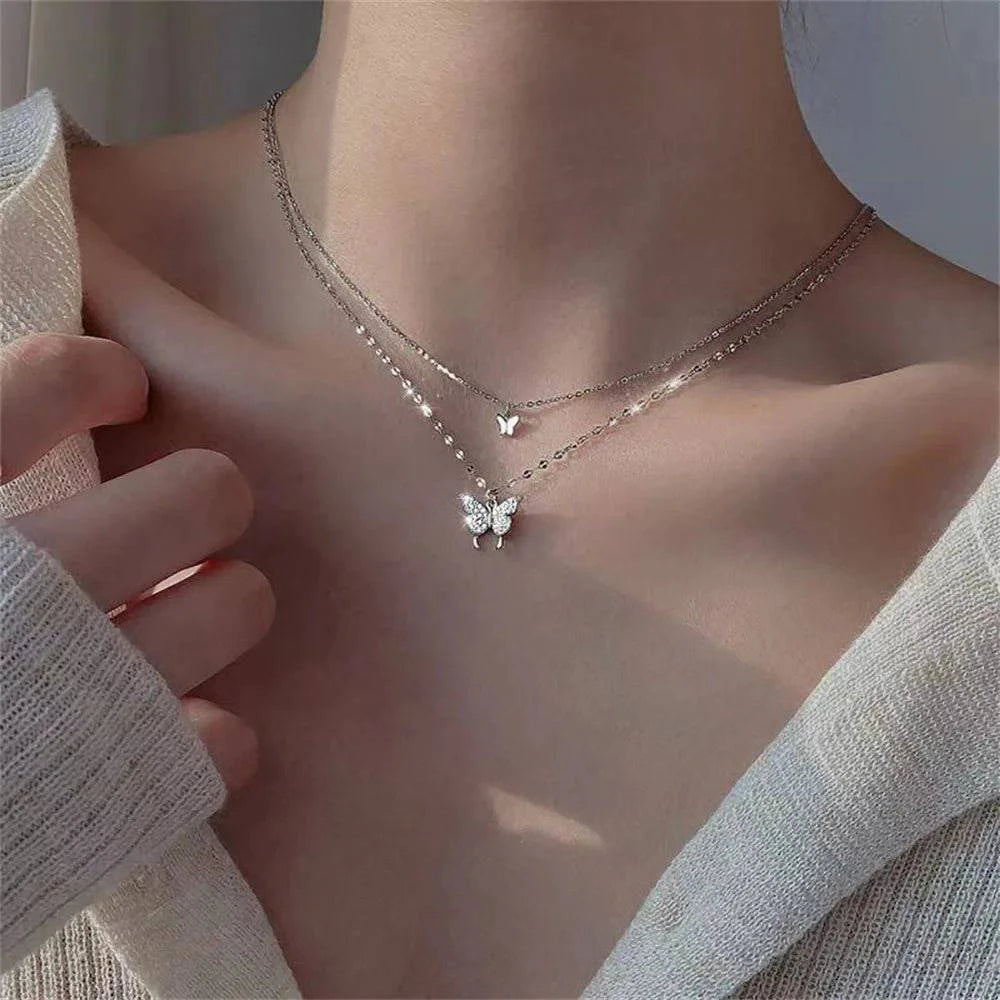 BeautyQueen™ Shiny Butterfly Necklace for Ladies - Joomcy