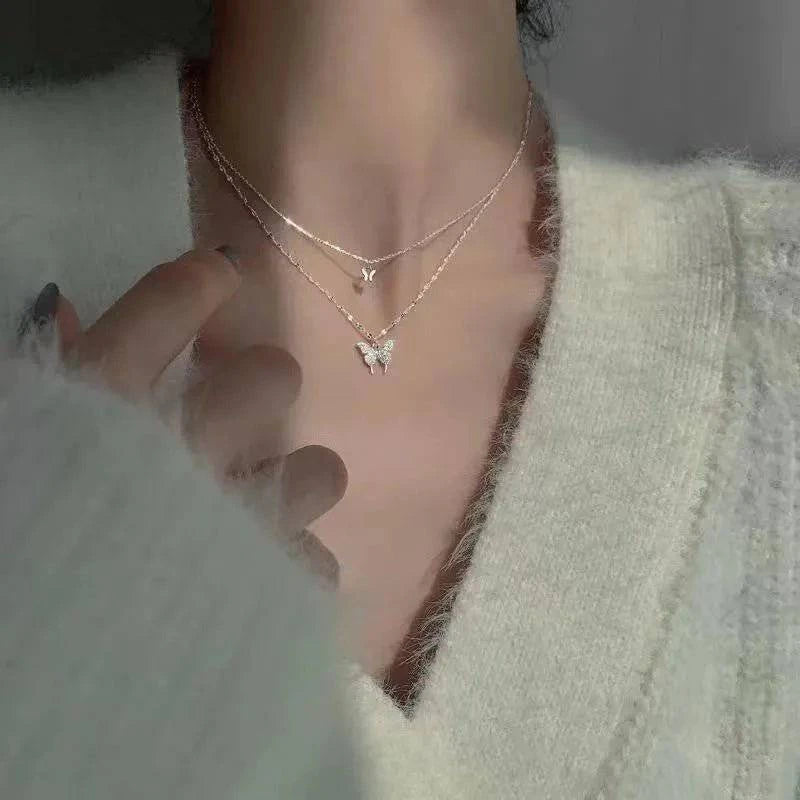 BeautyQueen™ Shiny Butterfly Necklace for Ladies - Joomcy
