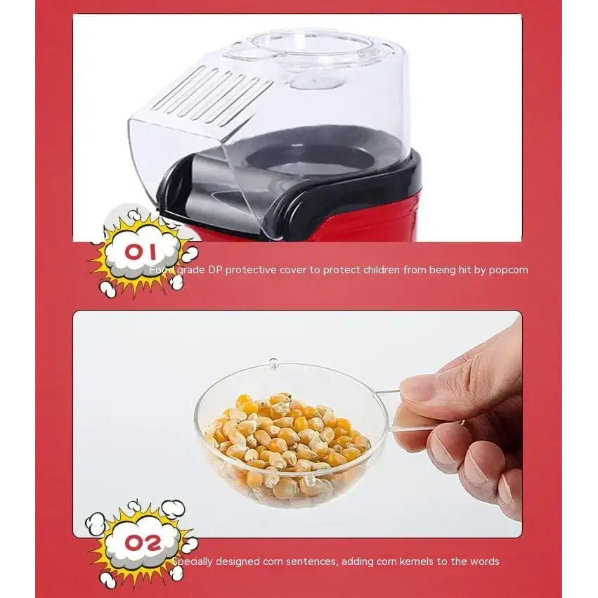 Blowing Electric Popcorn Machine