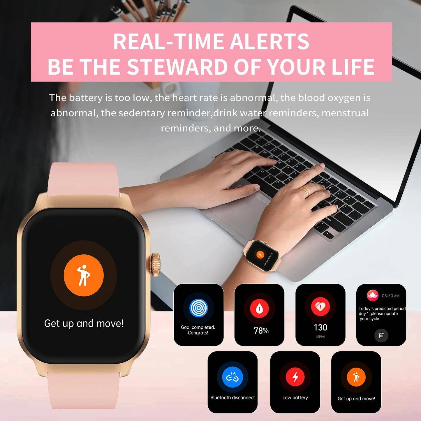 Bluetooth Call Answer Smart Watch - Joomcy