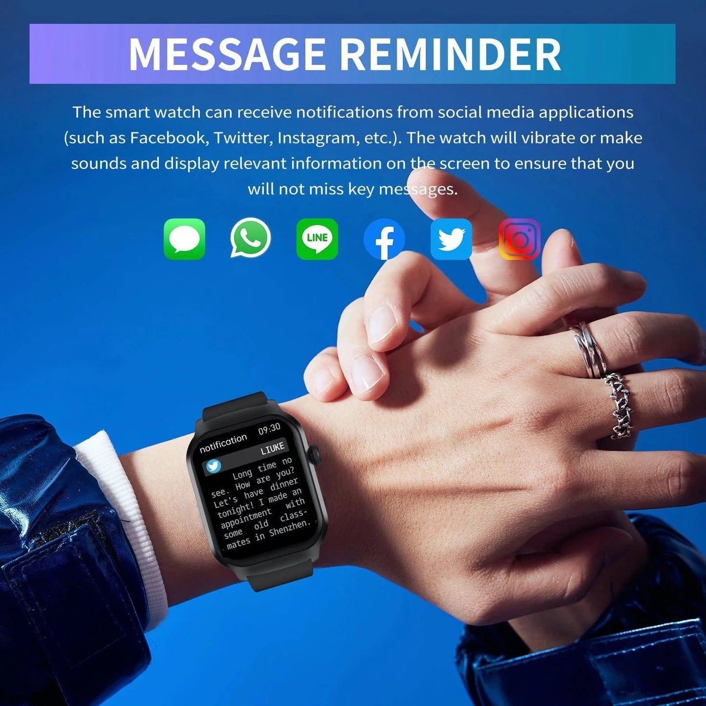 Bluetooth Call Answer Smart Watch - Joomcy