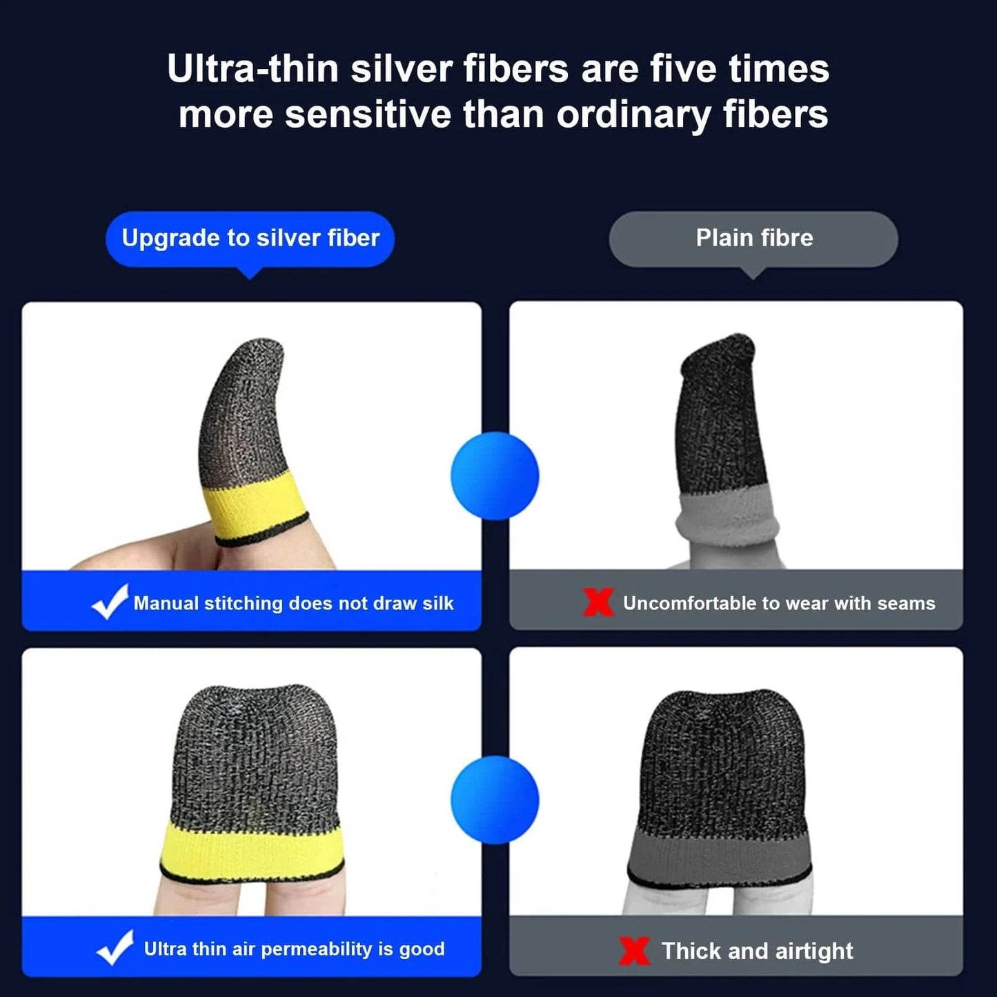 Breathable Gaming Finger Glove - Joomcy