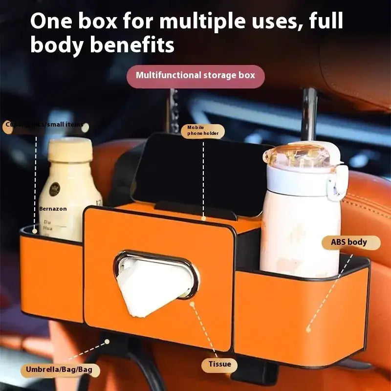 Car Back Seat Multifunction Storage Box
