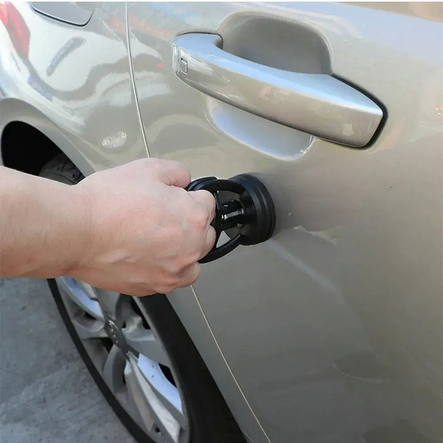 Black suction cup car door handle puller