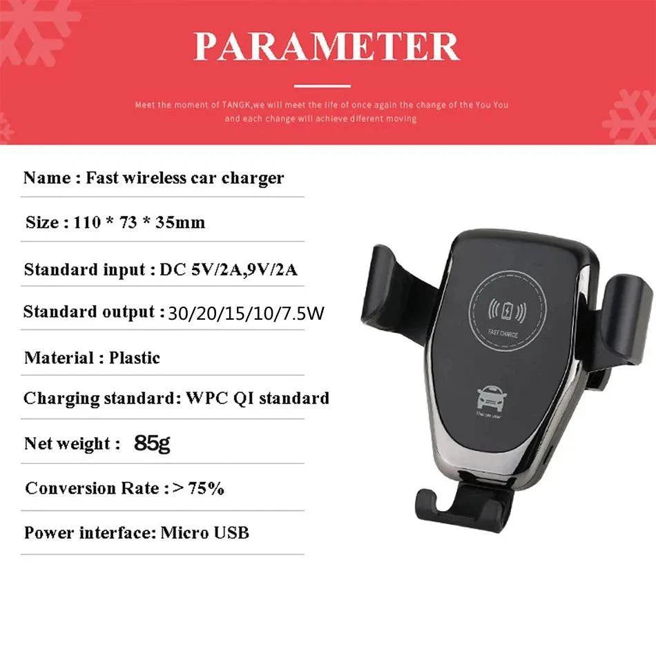 Carowow™ 30W Wireless Fast Charger for Car Air Vent - Joomcy
