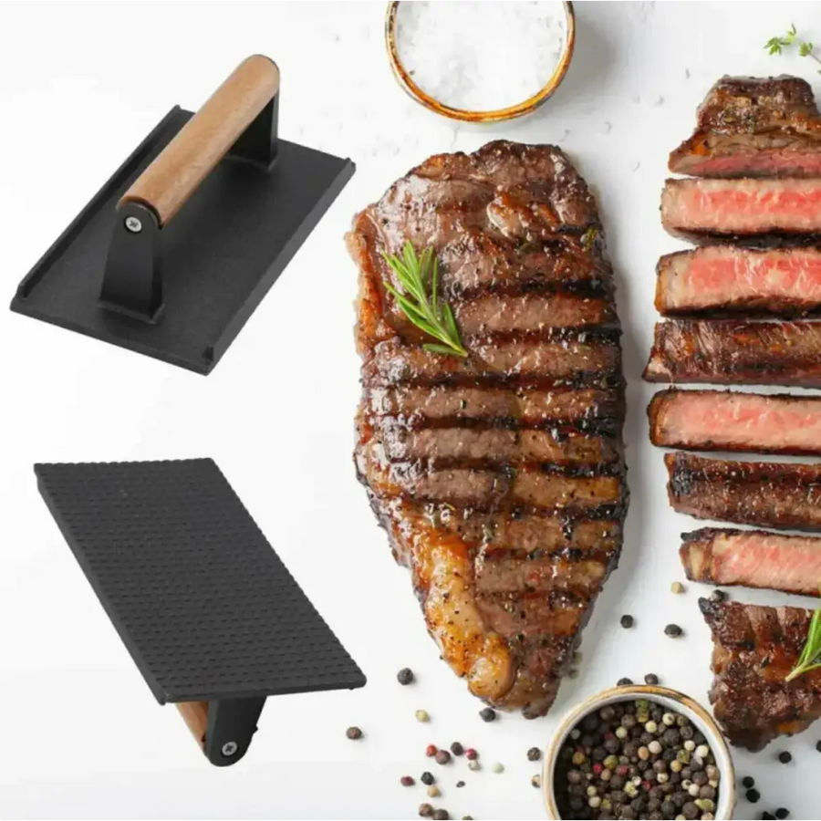 Cast Iron Steak Press