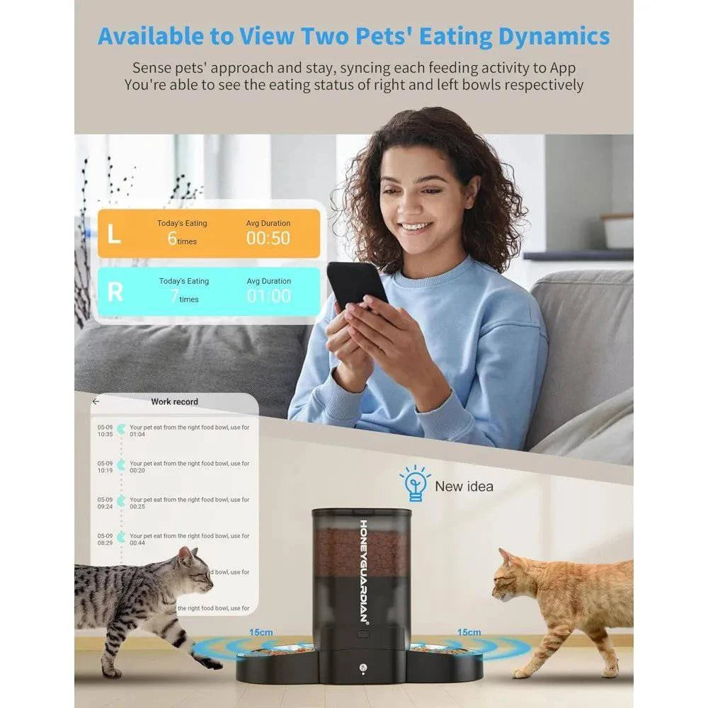 Cat Automatic WiFi Enabled Smart Feeder - Joomcy