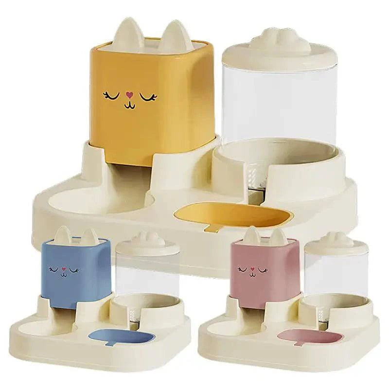 Cat Cartoon Double Water Dispenser - Joomcy