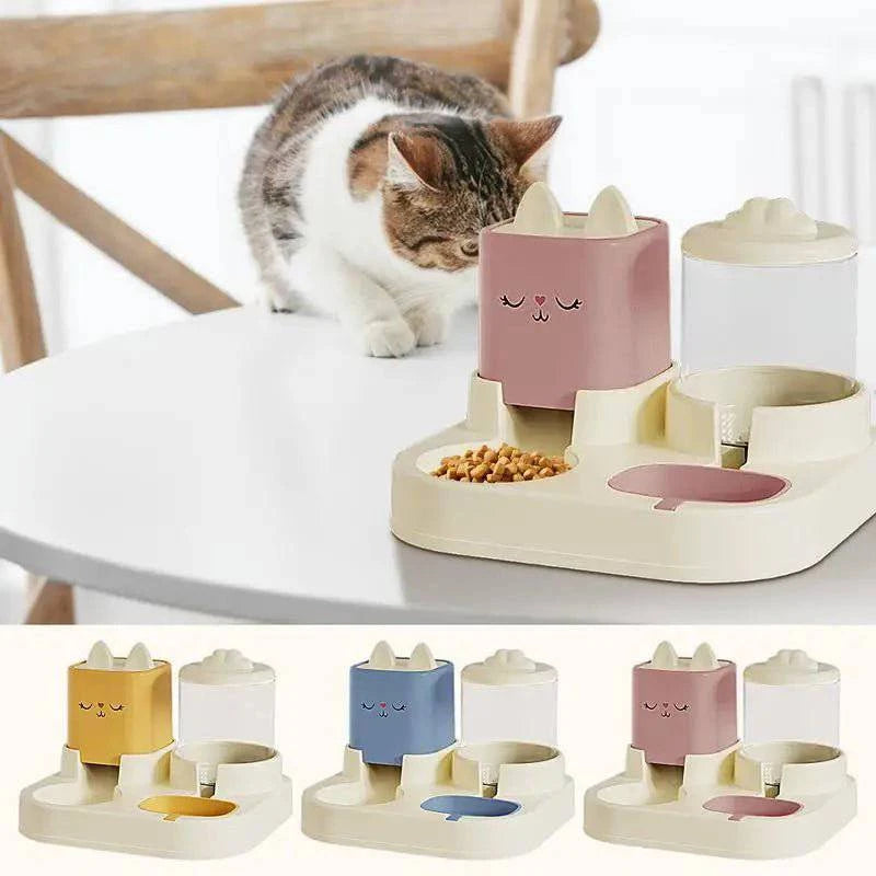 Cat Cartoon Double Water Dispenser - Joomcy