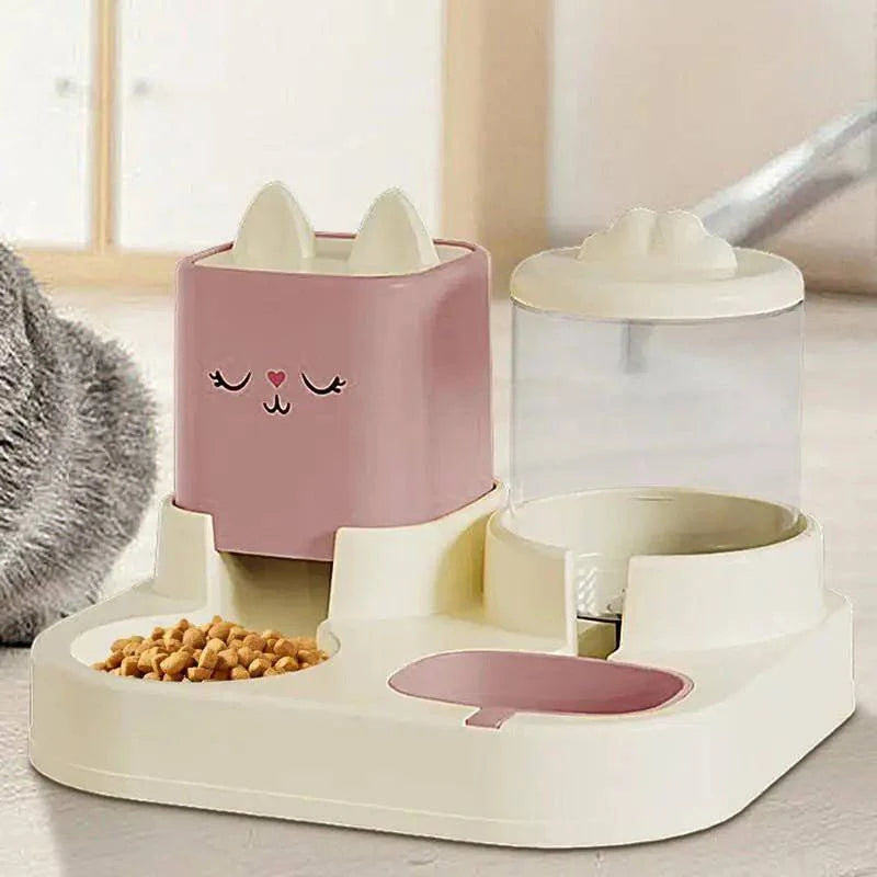 Cat Cartoon Double Water Dispenser - Joomcy