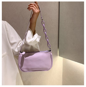 Trendy Women's Shoulder Bag with Chain Strap (Summer)
