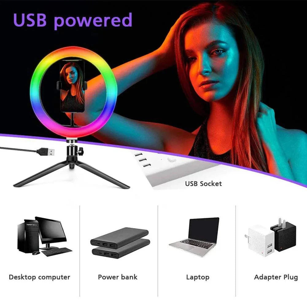 CinemaRings™ RGB Ring Light Lamp - Joomcy