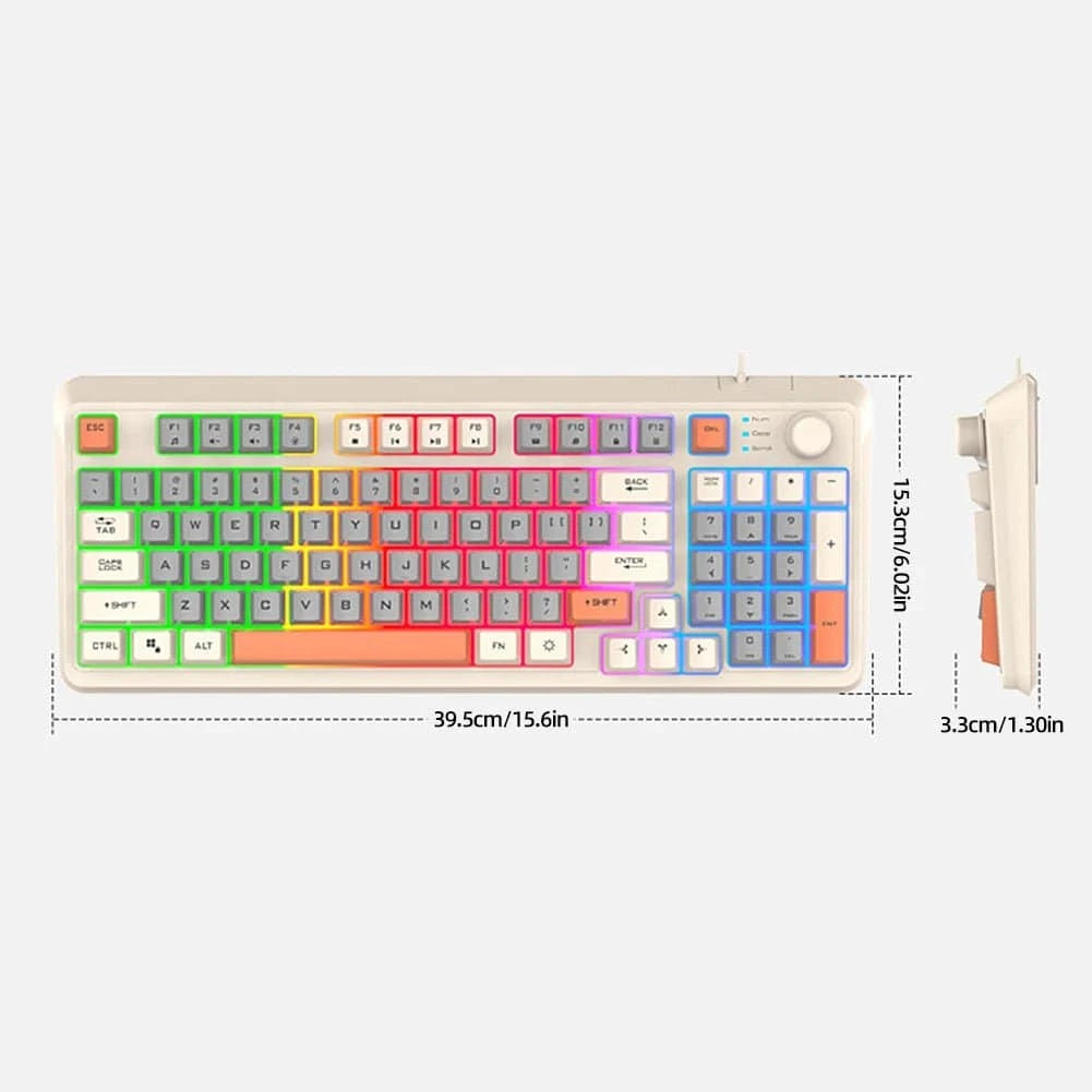 ColorK82™ Gaming Keyboard With RGB Light - Joomcy