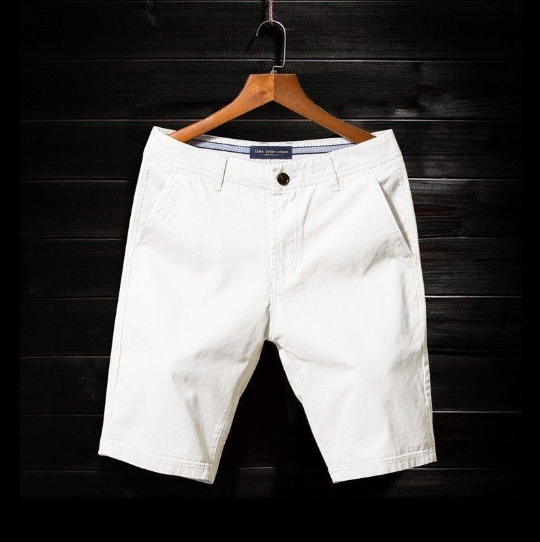 Men's Casual Cotton Five-Point Slim Fit Shorts