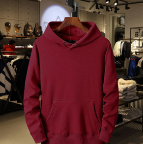 Men's Pullover Hoodie with Fleece Lined Long Sleeves