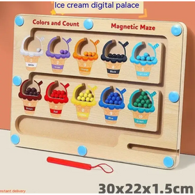 Digital Maze Wooden Puzzle