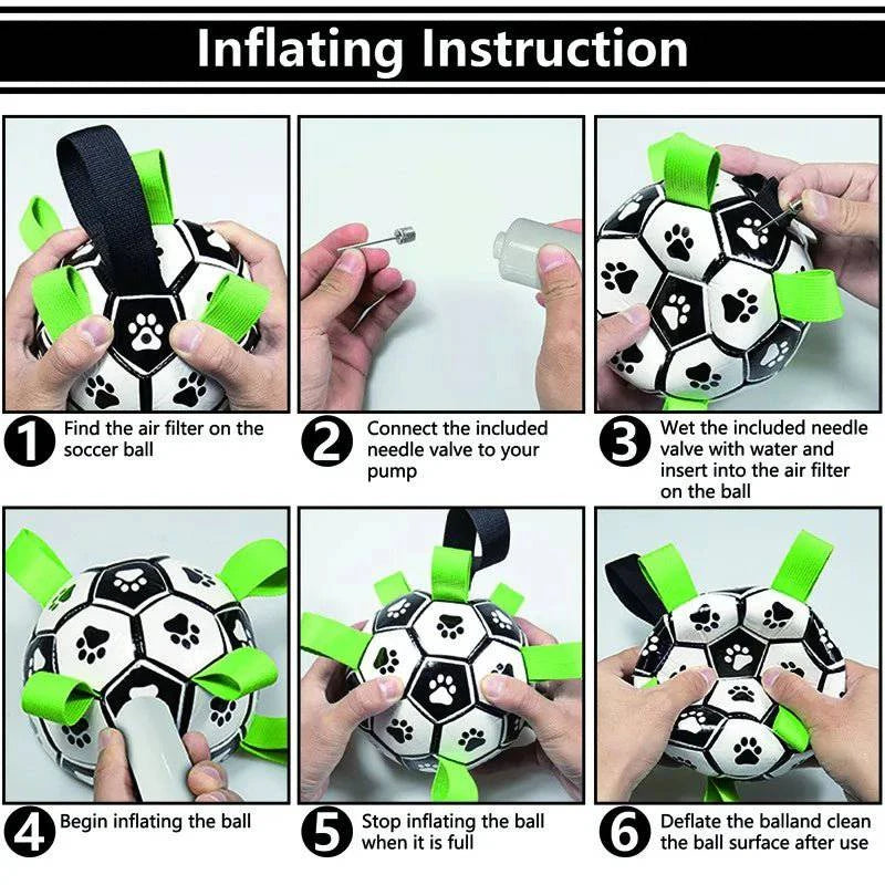 Dog Outdoor Training Football Toy - Joomcy