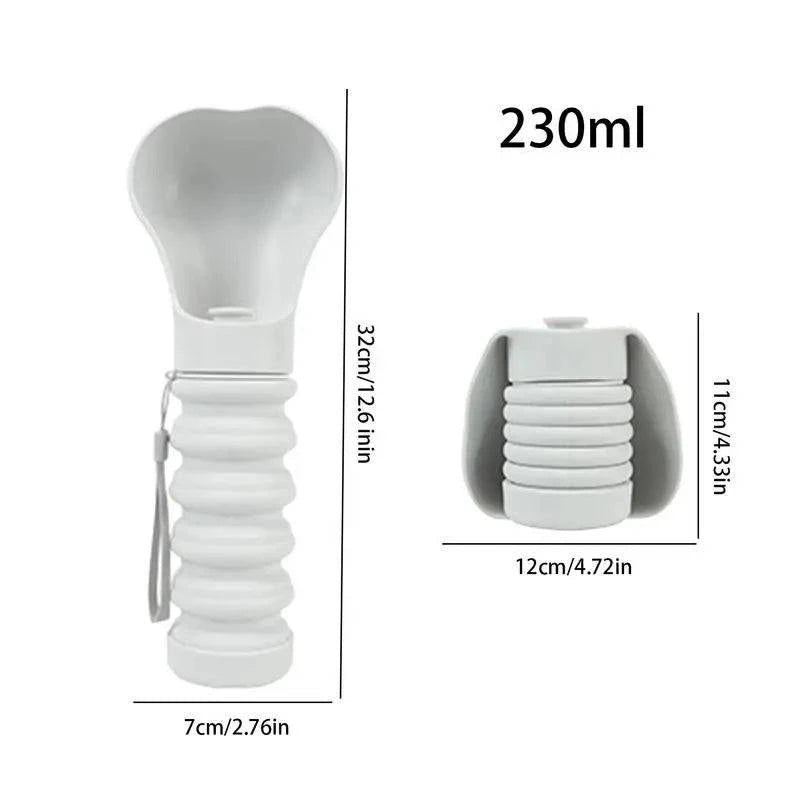 Dog Walking Silicone Drinking Bottle - Joomcy