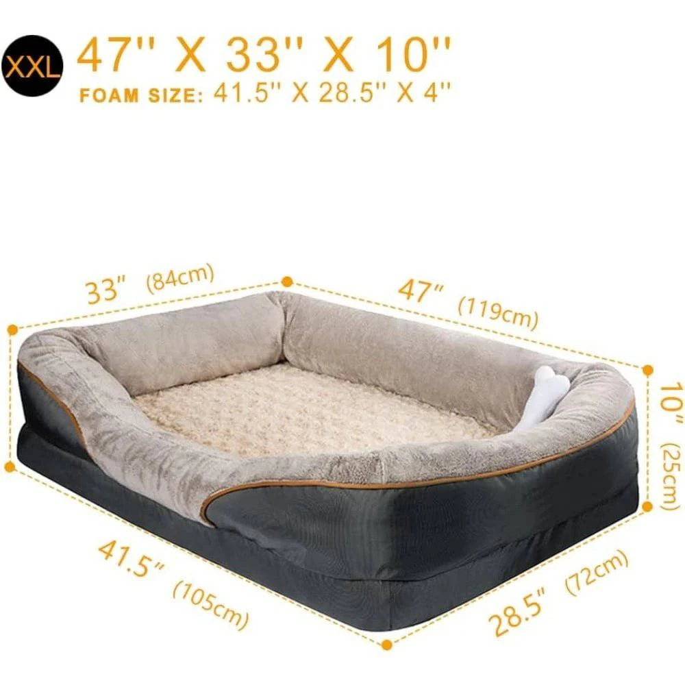 Dog Washable Cover Foam Bed - Joomcy