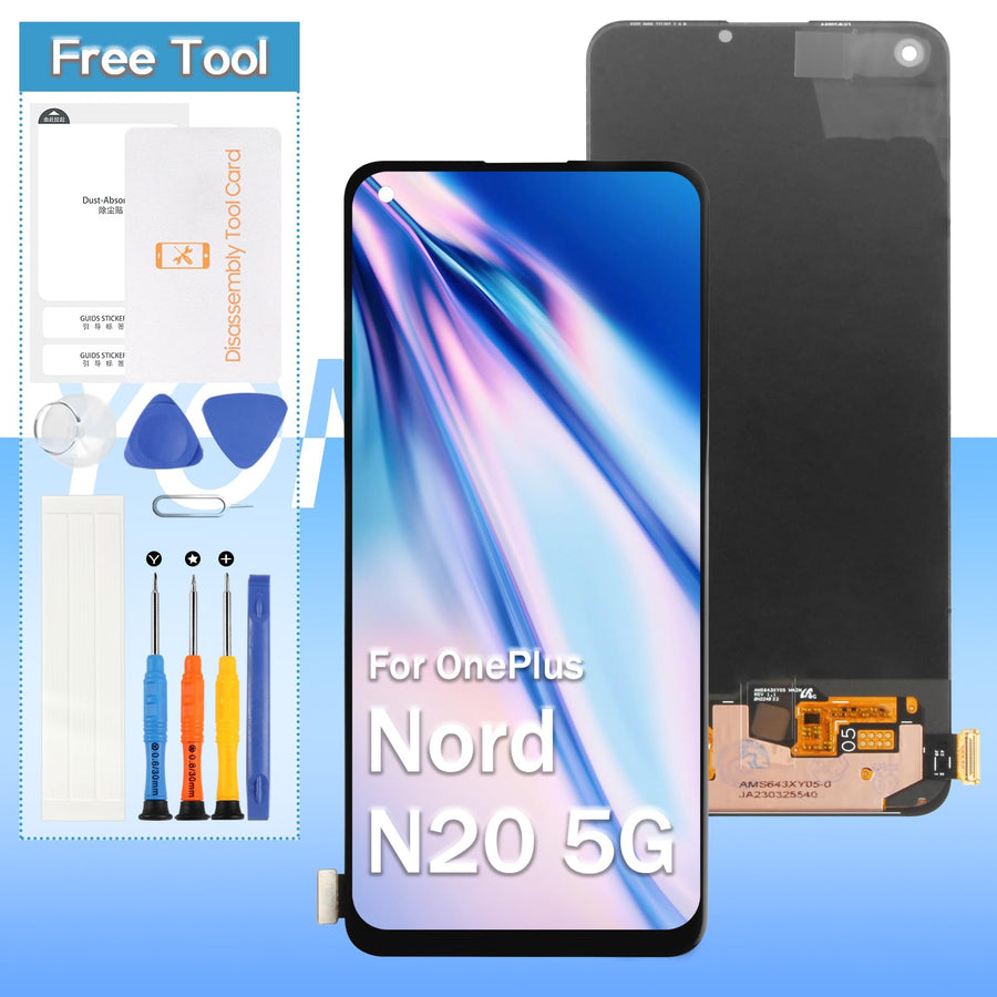 Incell for OnePlus Nord N20 5G LCD Display GN2200 CPH2459 Screen Replacement Touch Digitizer Replacement Assembly(not Support Fingerprint Function)