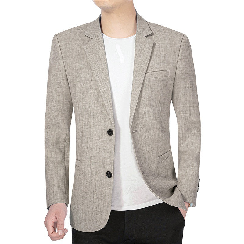 Men's Slim Fit Business Casual Blazer for Spring/Fall