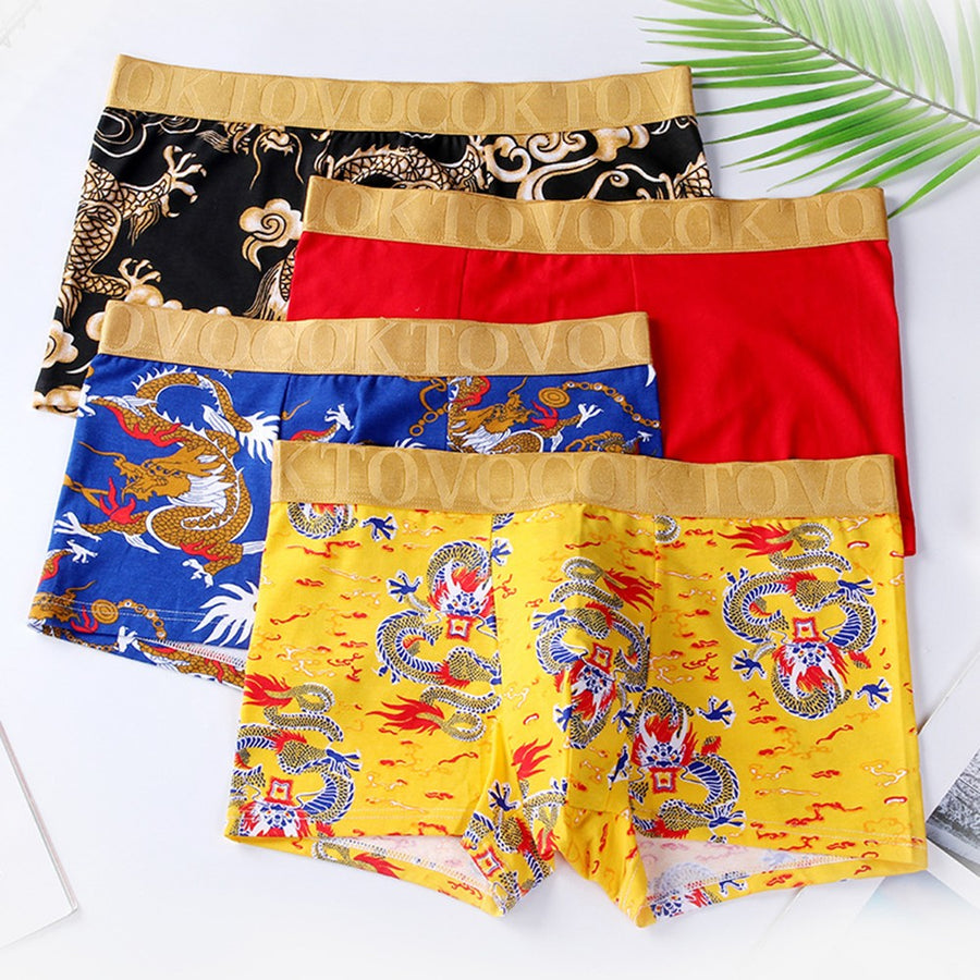 Soft, Breathable, Elastic Men's Boxer Shorts