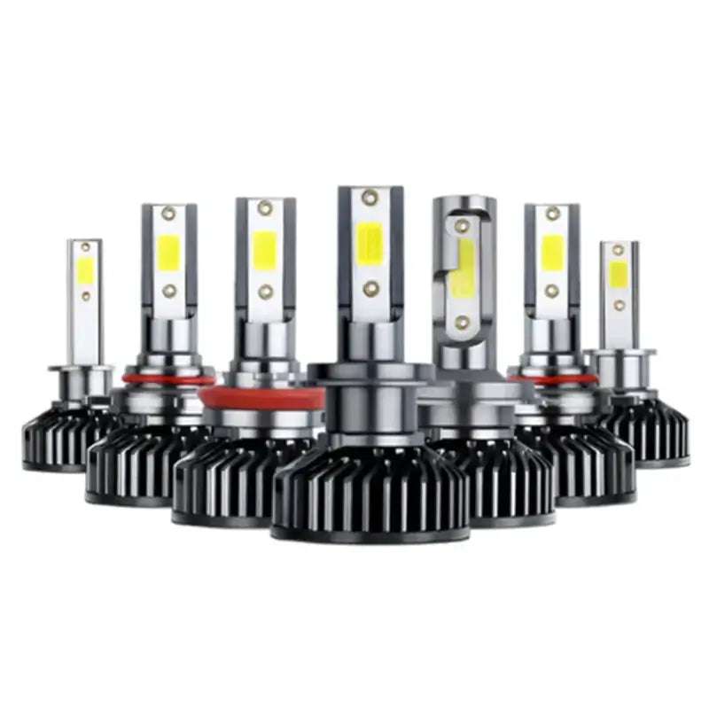 F2 Mini Car LED Headlights H1 H4 H7 H11 9005 9006 50W
