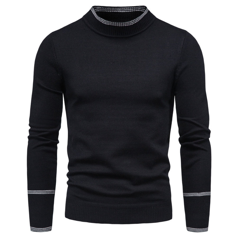 Half High Neck Long Sleeve Slim Sweater Top