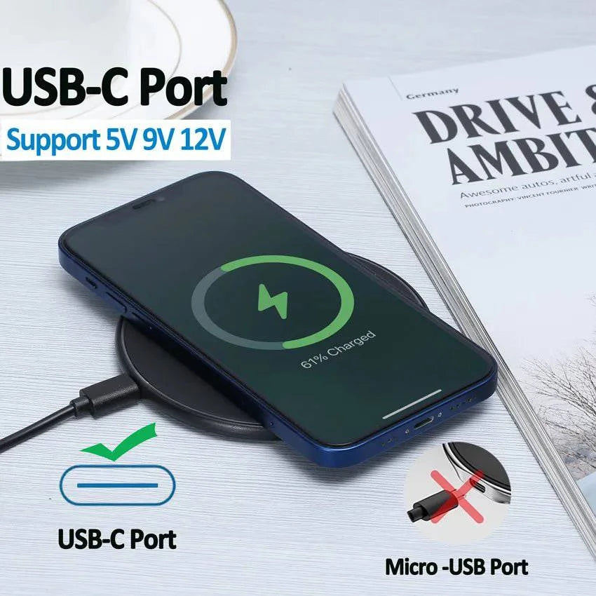 FastTech™ Wireless Charger Pad For iPhone + Android - Joomcy