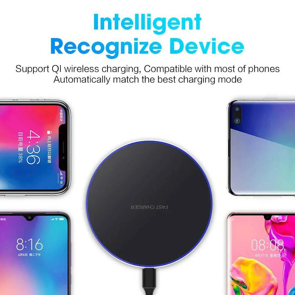FastTech™ Wireless Charger Pad For iPhone + Android - Joomcy