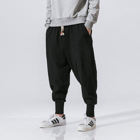 Loose Cotton Linen Harem Pants