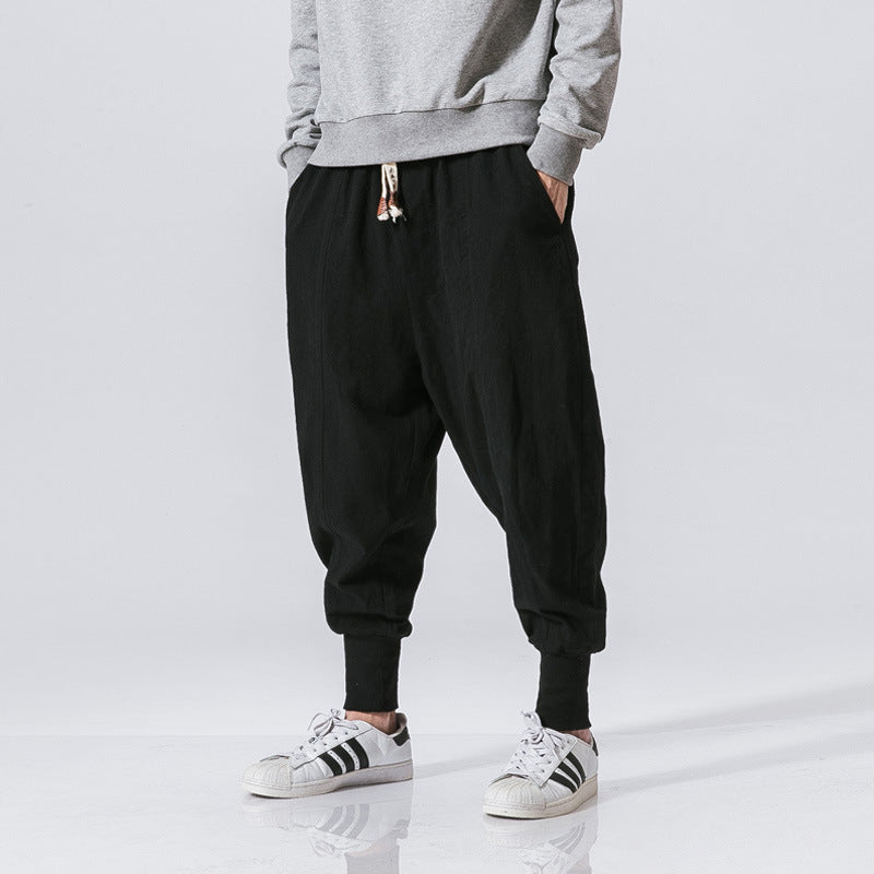 Loose Cotton Linen Harem Pants