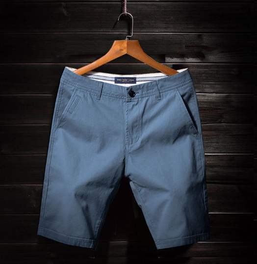 Men's Casual Cotton Five-Point Slim Fit Shorts