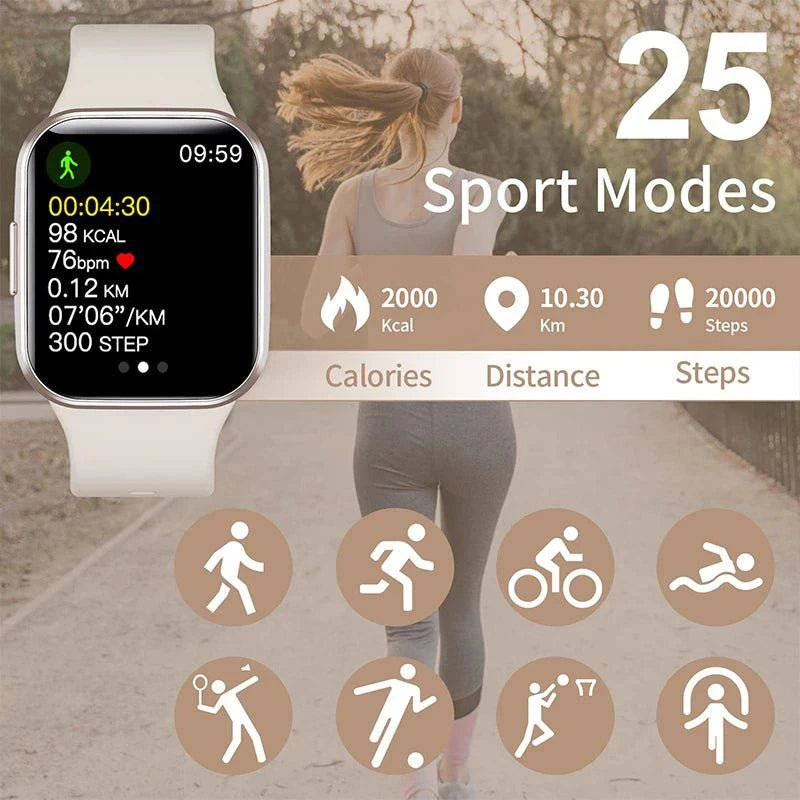 FitTrack™ Tracking Heart Rate Smart Watch - Joomcy