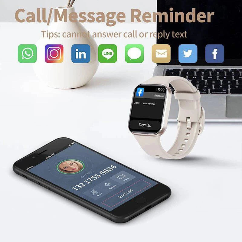FitTrack™ Tracking Heart Rate Smart Watch - Joomcy