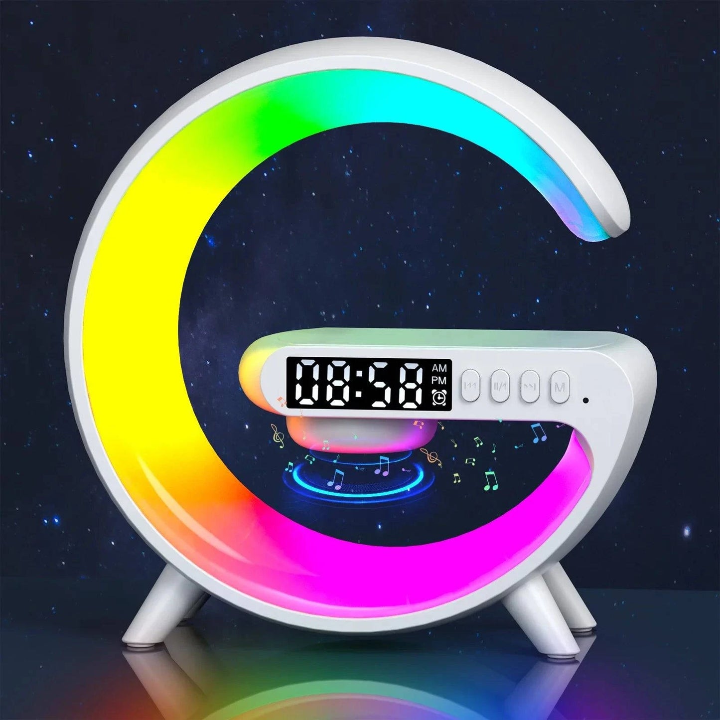Glamp™ Mini RGB Light + Wireless Charger +Bluetooth Speakers - Joomcy