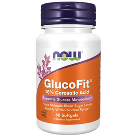 GlucoFit 60 Sgels by Now Foods (Pack of 3)