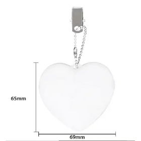 Heart-Shaped LED Handbag Light