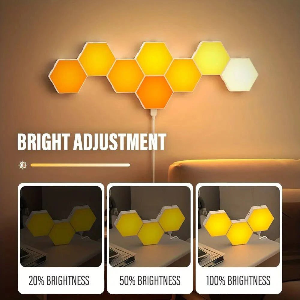 HoneyComb™ RGB Intelligent Hexagonal LED Lamp - Joomcy